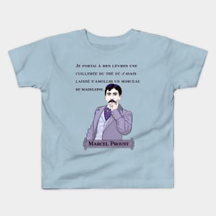Marcel Proust La Madeleine Kids T-Shirt